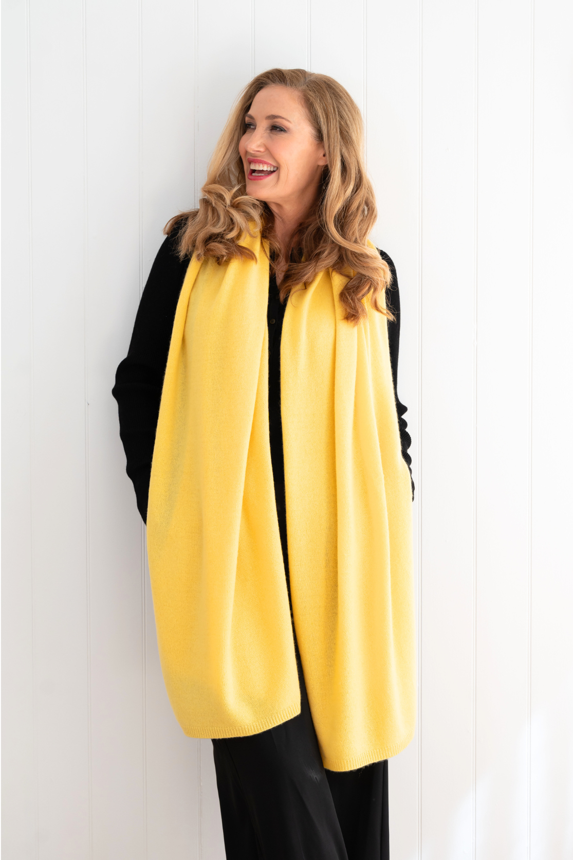 Cashmere Wrap - Golden Wattle - Cara Cashmere