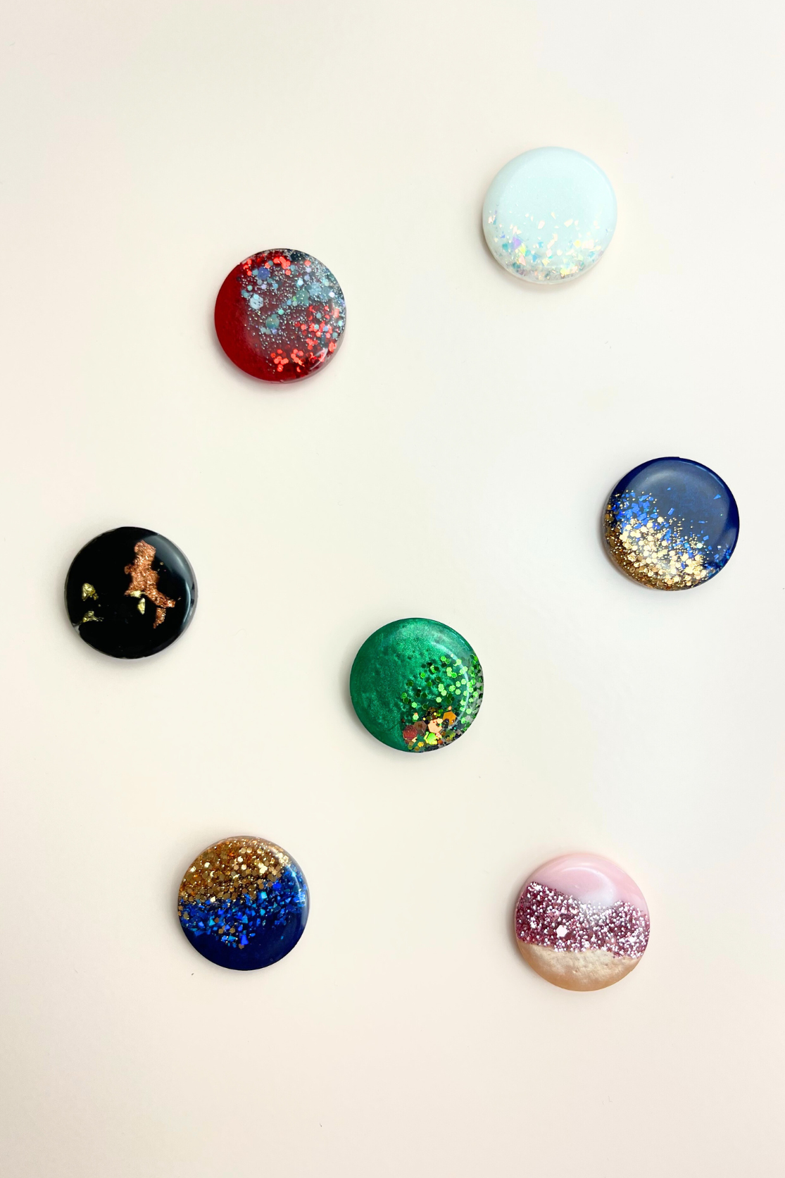 Resin Reversible Magnet Brooch - Cara Cashmere