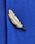 Embroidered Magnet Brooch - Cara Cashmere