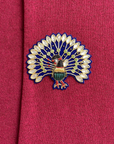 Embroidered Magnet Brooch - Cara Cashmere