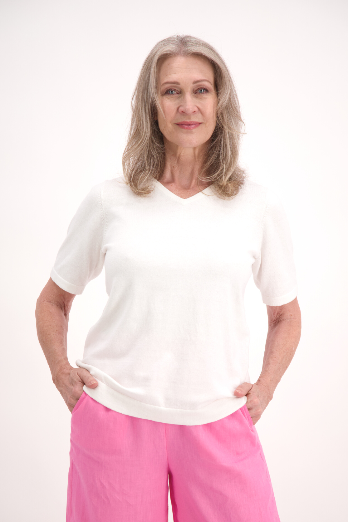 Brilliant Basics Cotton Cashmere T-Shirts - Cara Cashmere