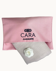Ecru Aura Cashmere Scarf with FREE Camellia Magnet - Cara Cashmere
