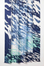 Cashmere Silk Blues Abstract Waves Scarf - Cara Cashmere