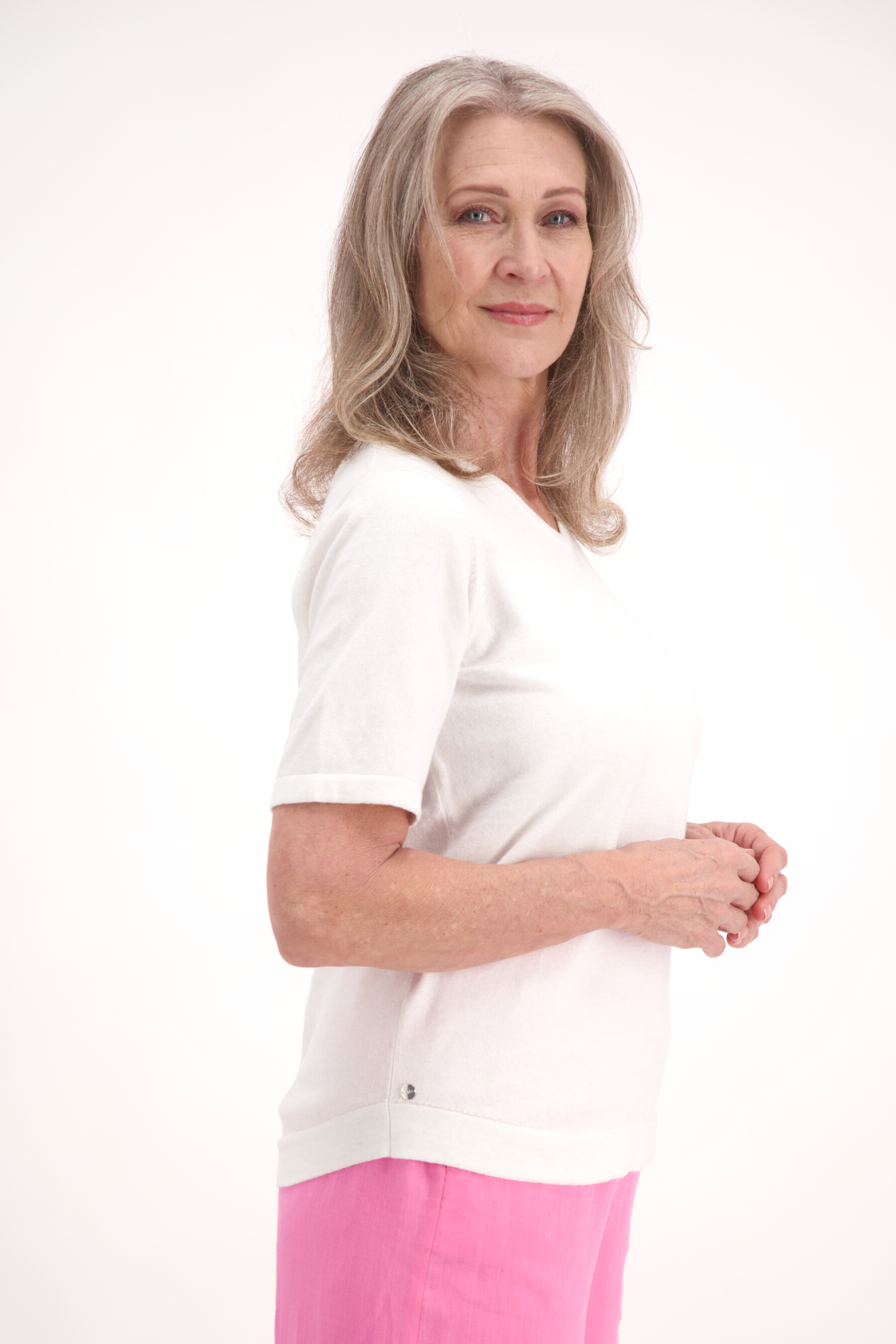 Brilliant Basics Cotton Cashmere T-Shirts - Cara Cashmere
