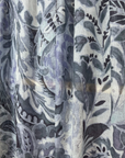 Cashmere Silk Scarf - Paisley Blue - Cara Cashmere
