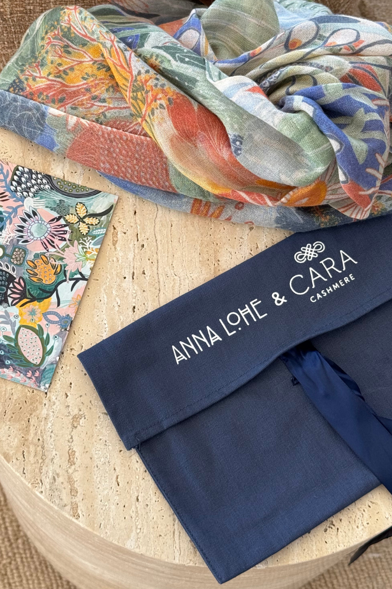 Cashmere Silk "Fan-tabulous-ness" Scarf