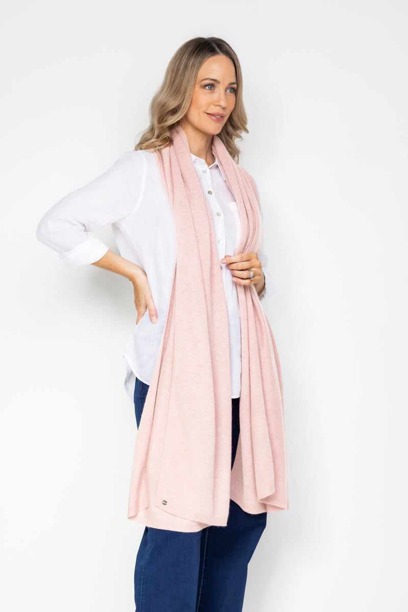 Pale Pink Cashmere Versatile and Flattering Shade Cara Cashmere