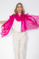Bright Pink Aura Cashmere Scarf PRE-ORDER with FREE Camellia Brooch - Cara Cashmere