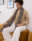 Leopard Cashmere Scarf