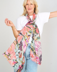 Silk Cashmere "A New Leaf" Scarf - Cara Cashmere