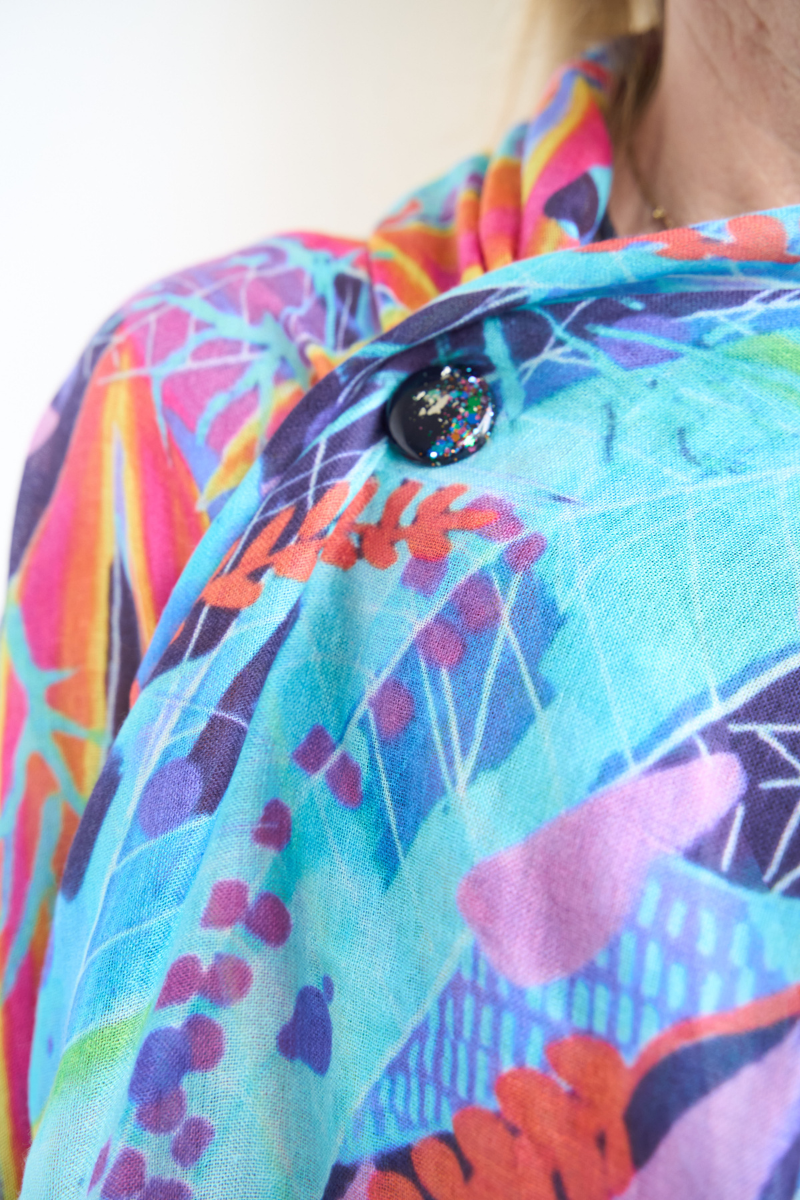 Silk Cashmere "Letting Go" Scarf - Cara Cashmere