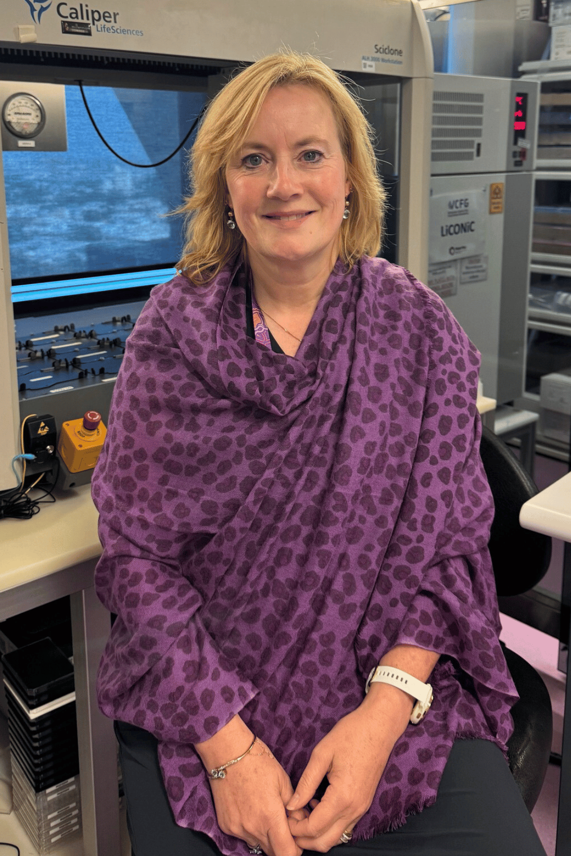 Leopard Cashmere Scarf - Passion - Cara Cashmere