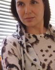 Cashmere Artic Leopard Print Jumper