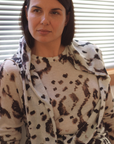 Cashmere Artic Leopard Print Jumper