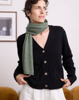 Cashmere Black Allure V Neck Cardigan Knit - Cara Cashmere