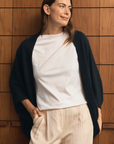 Cashmere Black Shrug - Cara Cashmere