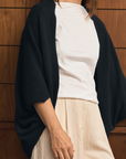Cashmere Black Shrug - Cara Cashmere