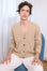 Cashmere Caramel Allure V Neck Cardigan Knit - Cara Cashmere