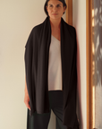 Cashmere Chocolate Wrap - Cara Cashmere