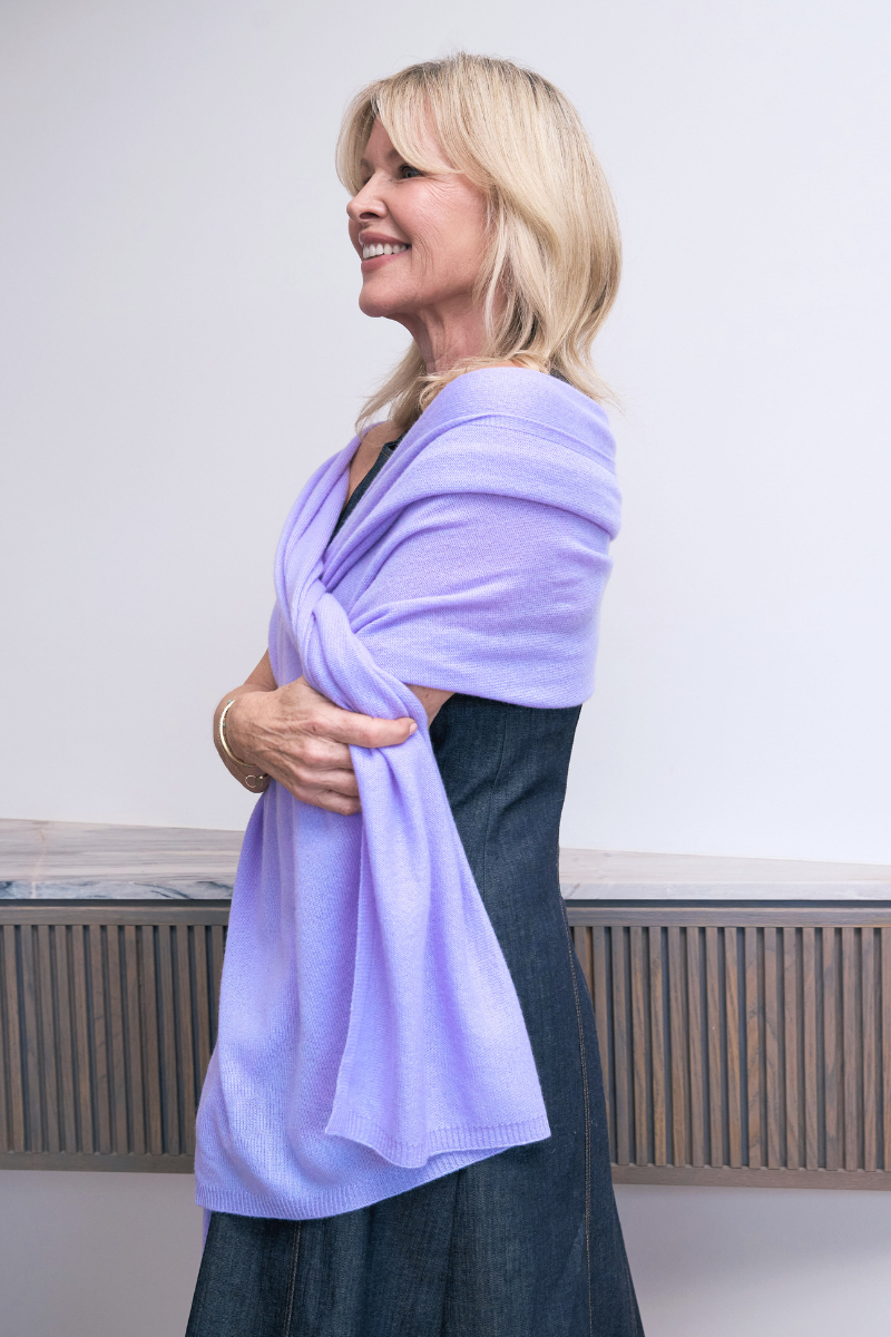 Cashmere Lavender Wrap