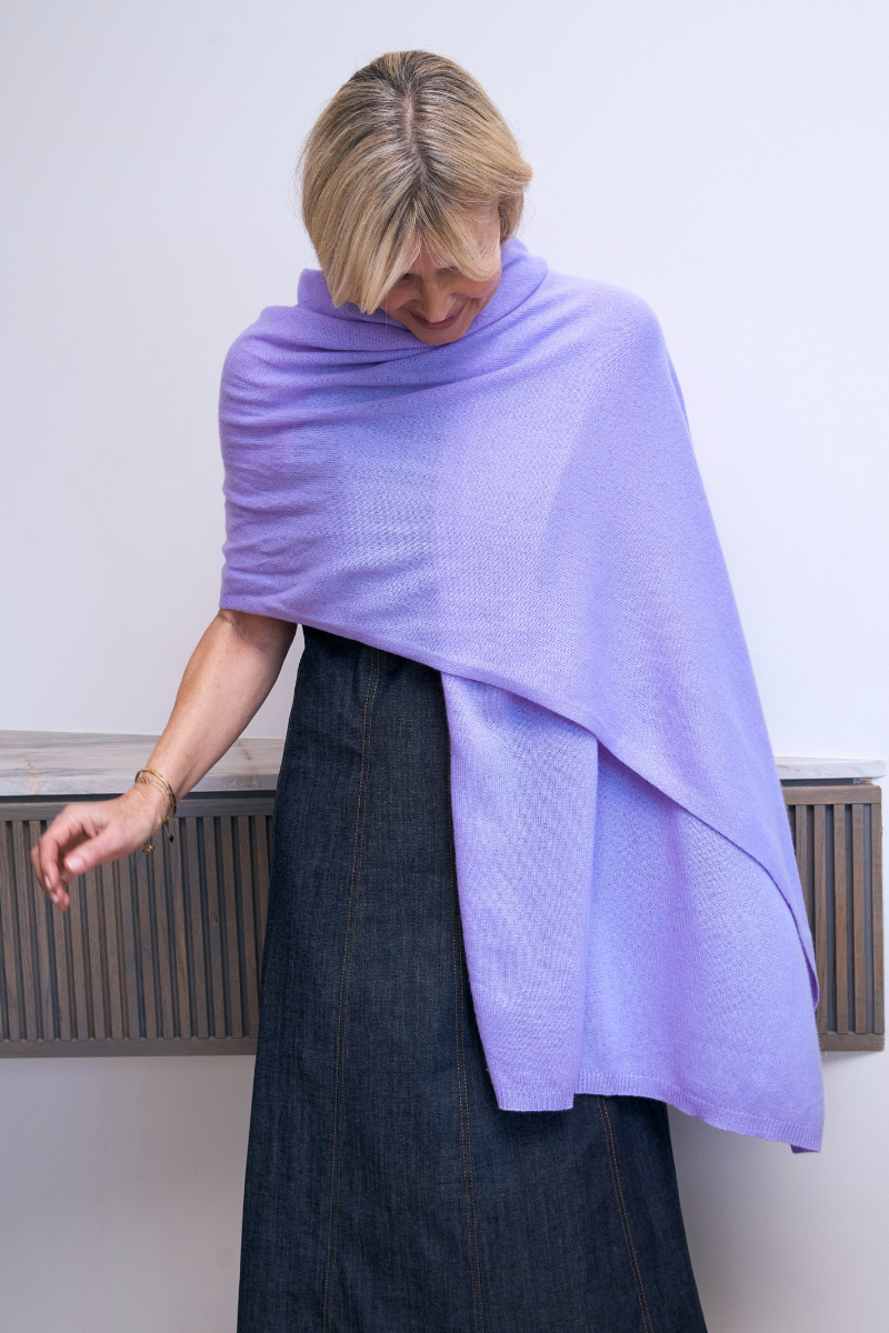 Cashmere Lavender Wrap