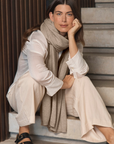 Cashmere Natural Wrap - Cara Cashmere