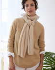 Cashmere Oat Knitted Scarf