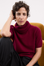 Cashmere Ruby Red Rib Snood - Cara Cashmere