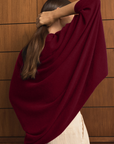 Cashmere Ruby Red Shrug - Cara Cashmere