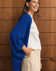 Cashmere Sapphire Shrug - Cara Cashmere