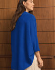 Cashmere Sapphire Shrug - Cara Cashmere
