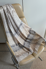 Cashmere Silk Neutrals Shadow Animal Scarf