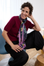 Cashmere Silk "Eastern Robin and Queen Sheeba Orchid" Scarf - Cara Cashmere