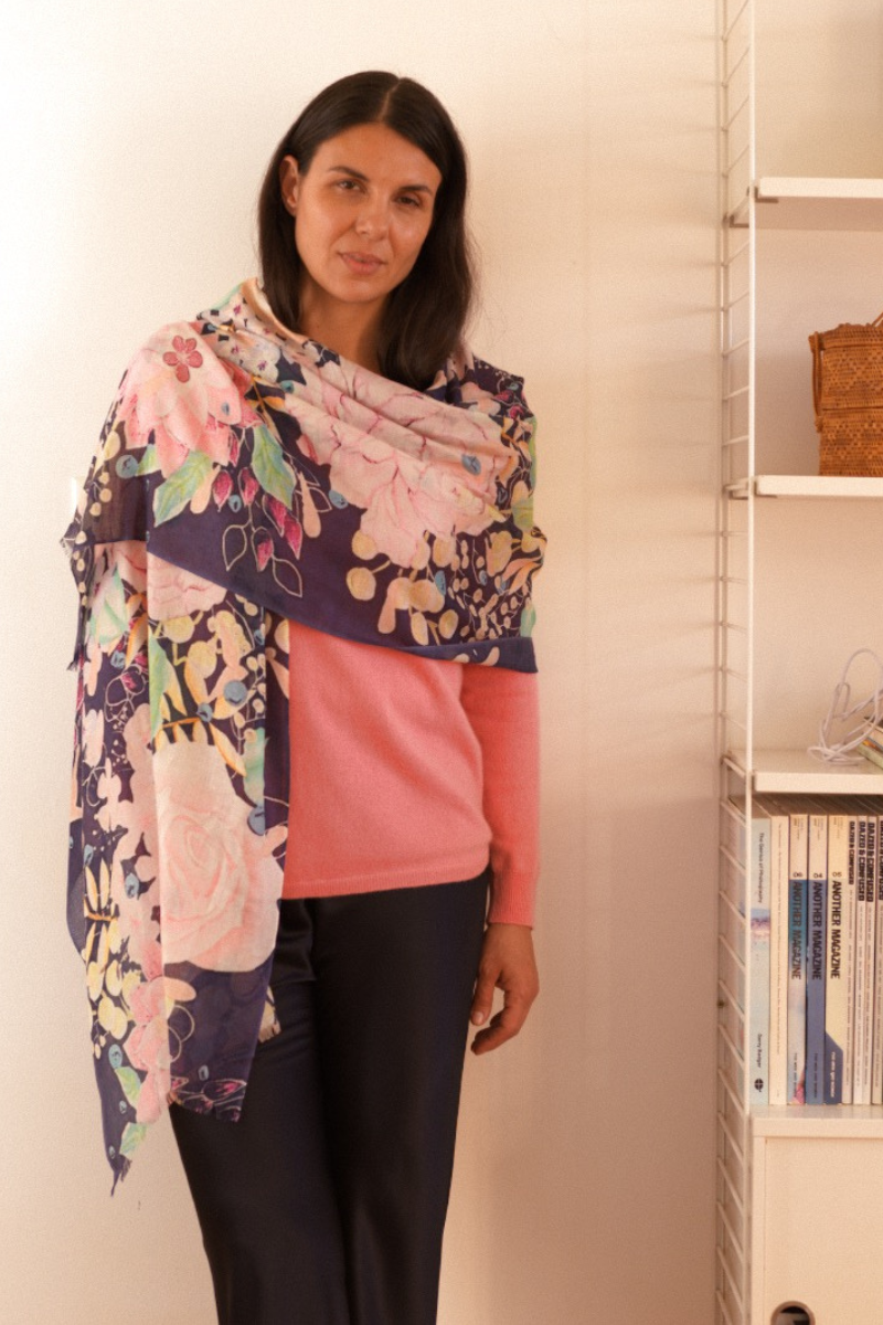 Cashmere Silk "All the Pretties" Scarf - Cara Cashmere