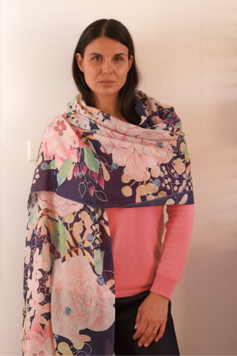 Cashmere Silk "All the Pretties" Scarf - Cara Cashmere