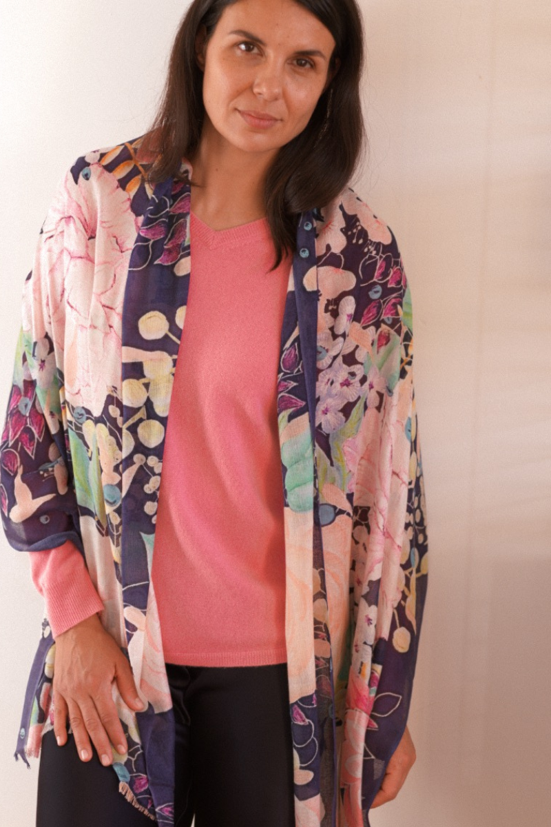 Cashmere Silk "All the Pretties" Scarf - Cara Cashmere