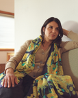 Cashmere Silk "Sunny Days Ahead" Scarf - Cara Cashmere