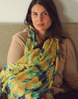 Cashmere Silk "Sunny Days Ahead" Scarf - Cara Cashmere