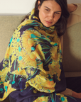 Cashmere Silk "Sunny Days Ahead" Scarf - Cara Cashmere