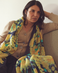 Cashmere Silk "Sunny Days Ahead" Scarf - Cara Cashmere