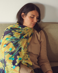 Cashmere Silk "Sunny Days Ahead" Scarf - Cara Cashmere