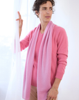 Cashmere Soft Rose Knitted Scarf