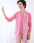 Cashmere Soft Rose V Neck Jumper - Cara Cashmere