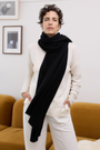 Cashmere Black Wrap