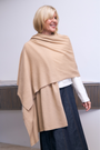 Cashmere Caramel Wrap - Cara Cashmere