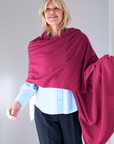 Cashmere Mulberry Wrap - Cara Cashmere