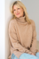 Merino Cashmere Camel Melange Harmony Knit - Cara Cashmere