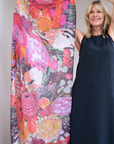 Silk Cashmere "Looking Forward, Looking Back" Scarf