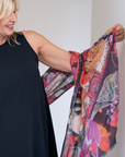 Silk Cashmere "Looking Forward, Looking Back" Scarf