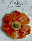 Poppy Reversible Scarf Magnet Brooch